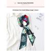 Christmas Element Versatile Scarf - Holiday Bow Decorative Scarf Straps For Hair Accessories Bag Decoration & Gift