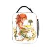 Sarah Kay Gardening Girl Lunch Bag Retro Lunch Box For Unisex Office Portable Zipper Cooler Bag Oxford Thermal Tote Handbags