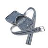 Denim Tasche Damen Umhängetasche Bauchtasche Pendler Crossbody Tasche
