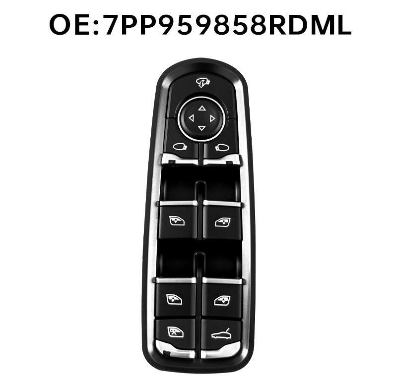 Macan Driver's Side Auto Window Switch 7PP959858RDML, Premium Quality