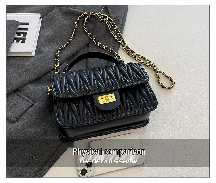 Geantă de umăr cu lanț, de toamnă/iarnă, la modă, de lux pentru femei