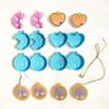 1/4Pieces Earring Resin Molds Life Tree Earring Mold for Jewelry Making Silicone Molds for Resin DIY Fashion Earring