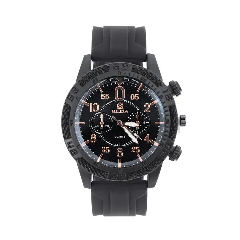 Fashion Calendar Silicone Tape Watch Classic Fashion Trend High-grade Temperament Men's Watch for Men