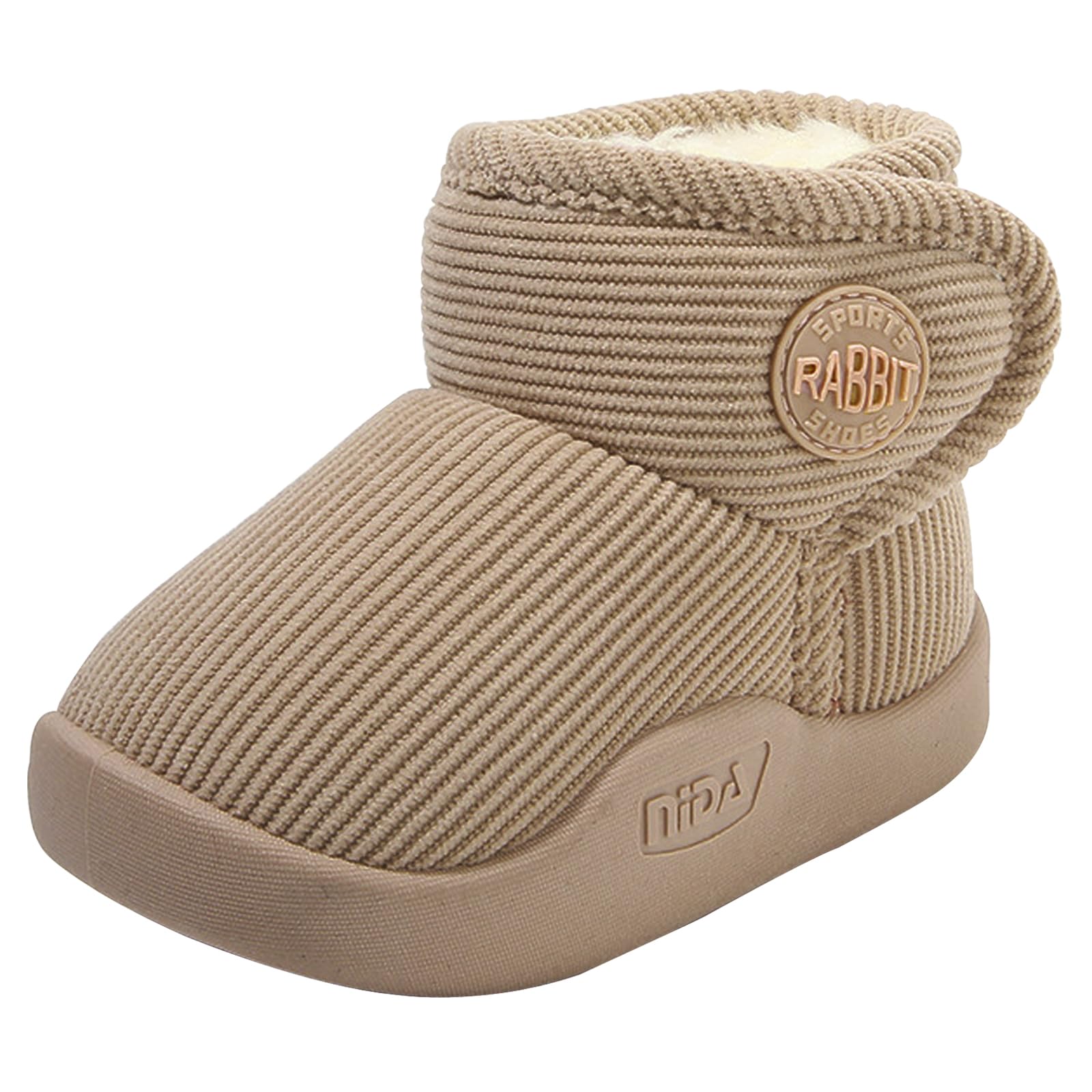 

BicoBico Snow Cotton Snow Shoes for Toddlers and Outdoor Shoes with Velcro SC015YE18 Kids Boots, Girls, Warm, Soft, Non-Slip, Lightweight, Closure,