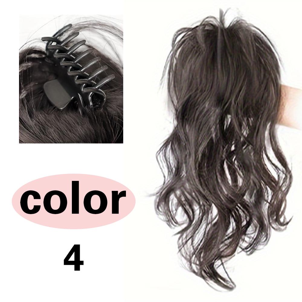 MISS WIG Cola de caballo con garra sintética, cola de caballo ondulada y rizada larga, extensiones de cabello con Clip, peluca Natural para mujer, uso diario