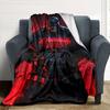 1pc Superman black Flannel Blanket Soft Warm Throw for Home, Office, Travel, All-Season Cozy Bedding Gift L1389