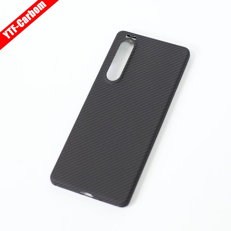 YTF-Carbon Karbonové Vlákno Pouzdro na Telefon Sony Xperia 1 III Proti Pádu Aramidové Vlákno Design Skořepiny Pouzdro na Telefon Xperia 1 V Pouzdro na Telefon 1 IV