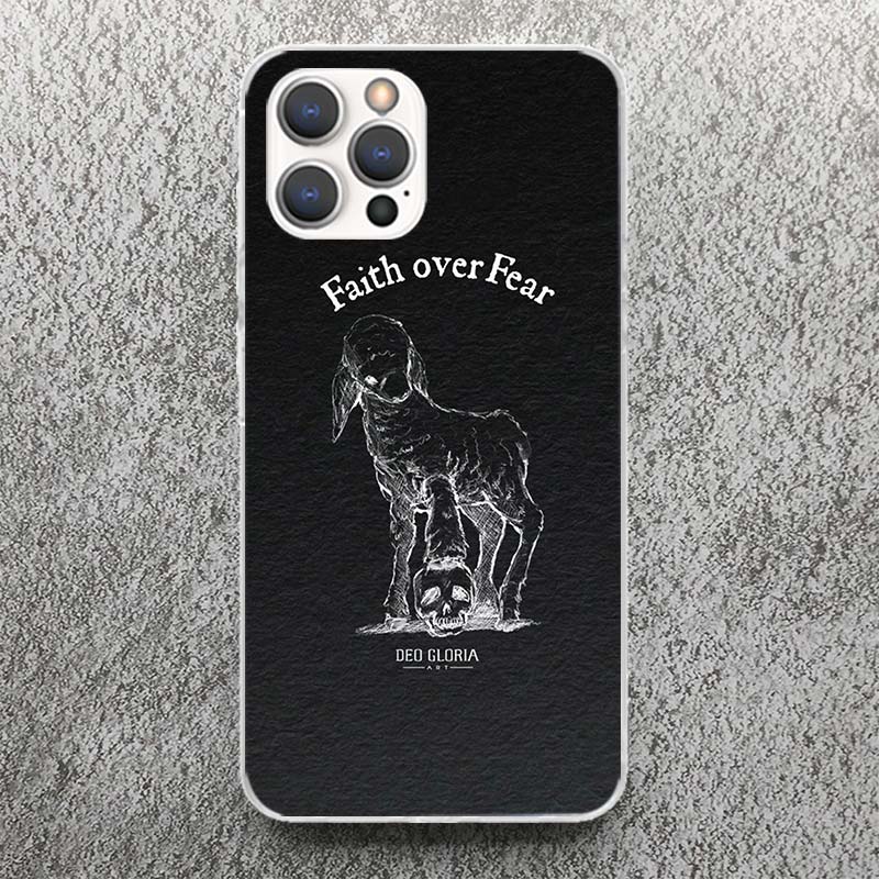 Son Of God Jesus Cross Holy Light Print Soft Case for iPhone 13 Pro Max 12 Mini 11 XS XR X SE 7 Plus Phone Shell 8 6 6S 5 5S Pat