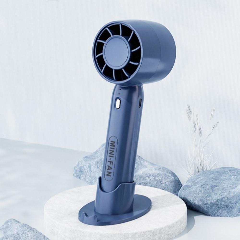 Small Mini Air Conditioner USB Rechargeable Desk Fan Handy Fan Handheld Fan Cooler  Dormitory