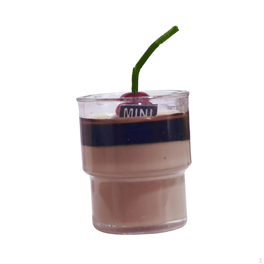 1/6 1/12 Dollhouse Mousse Cup Model Dessert Adornment Toy Simulated Realistic Appetizer DIY