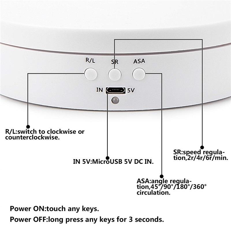 3-biegowy elektryczny obrotowy stojak ekspozycyjny, obrotowy stojak ekspozycyjny 360 stopni