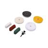 Buffing Wheel Compound Kit 4 Inch Buffing Wheels 3 Polishing Compounds with 1 4in Drill Adapter