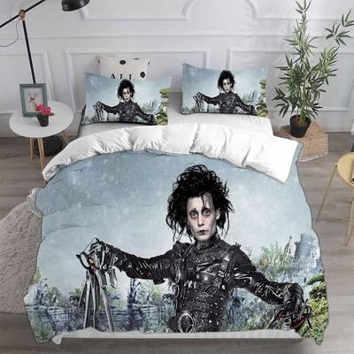 Edward Scissorhand’s Bedding Sets Comforter Quilt Bed Cover Duvet Cover Pillow Case 2-3 Pieces Sets Kids Adult Size