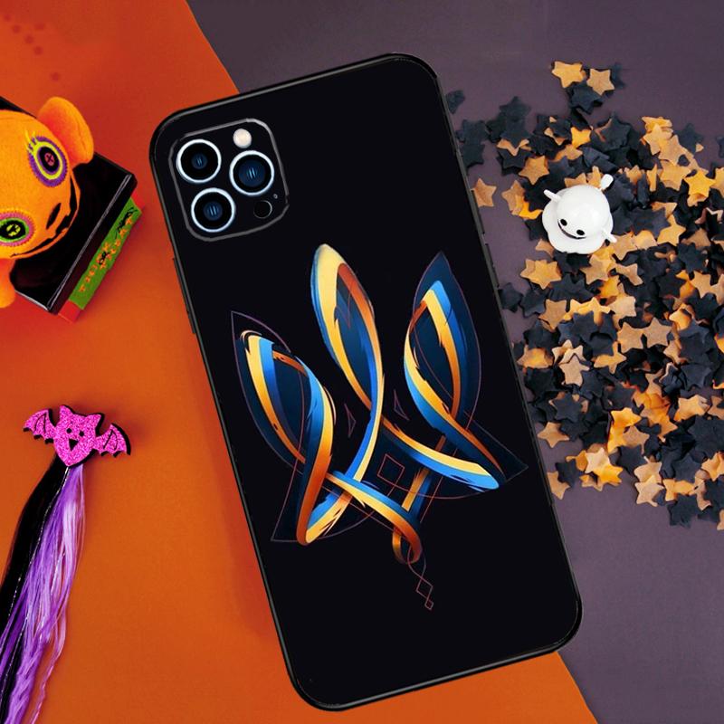 Ukraine Tryzub Flag Bumper Case For iPhone 16 15 14 Pro Max 11 12 13 Pro Max Mini XR 16e 16 15 Plus Phone Cover