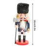 Wooden Christmas Nutcracker Soldier,Traditional Painted Nutcracker Figures,Festive Collectible Christmas Party For Home