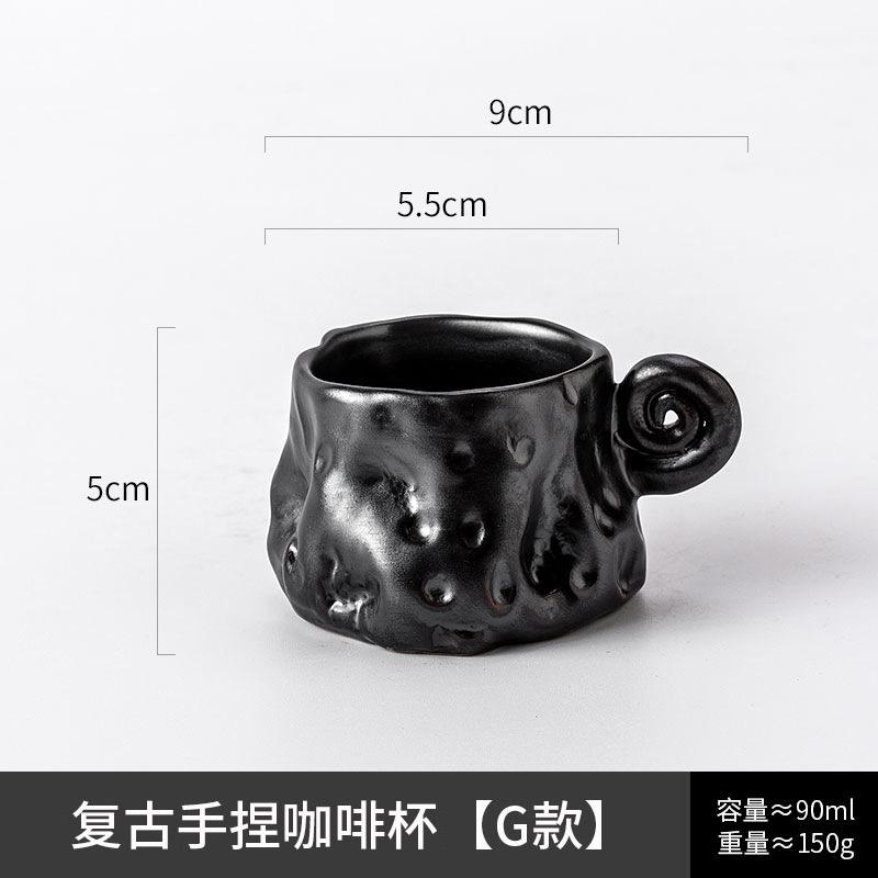 Keramik Espresso Tassen mit Henkel Porzellan Schnapsgläser Handgeformte Unregelmäßige Demitasse Tassen für Kaffee oder Tee Teetasse