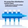 1Pcs Fish Tank Pump Parts Tube Oxygen Pipe Split-Flow Practical Aquarium Air Pump Flow Control Valve Distributor Hose Splitter
