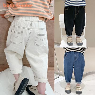 MAITA bébé jean ample nouvelle mode décontracté couleur unie jean printemps automne enfants Denim pantalon pour 1 7 ans