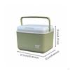 Outdoor Insulated Cooler Box, Portable Ice Chest, Car Fridge for Camping, Food Cooling