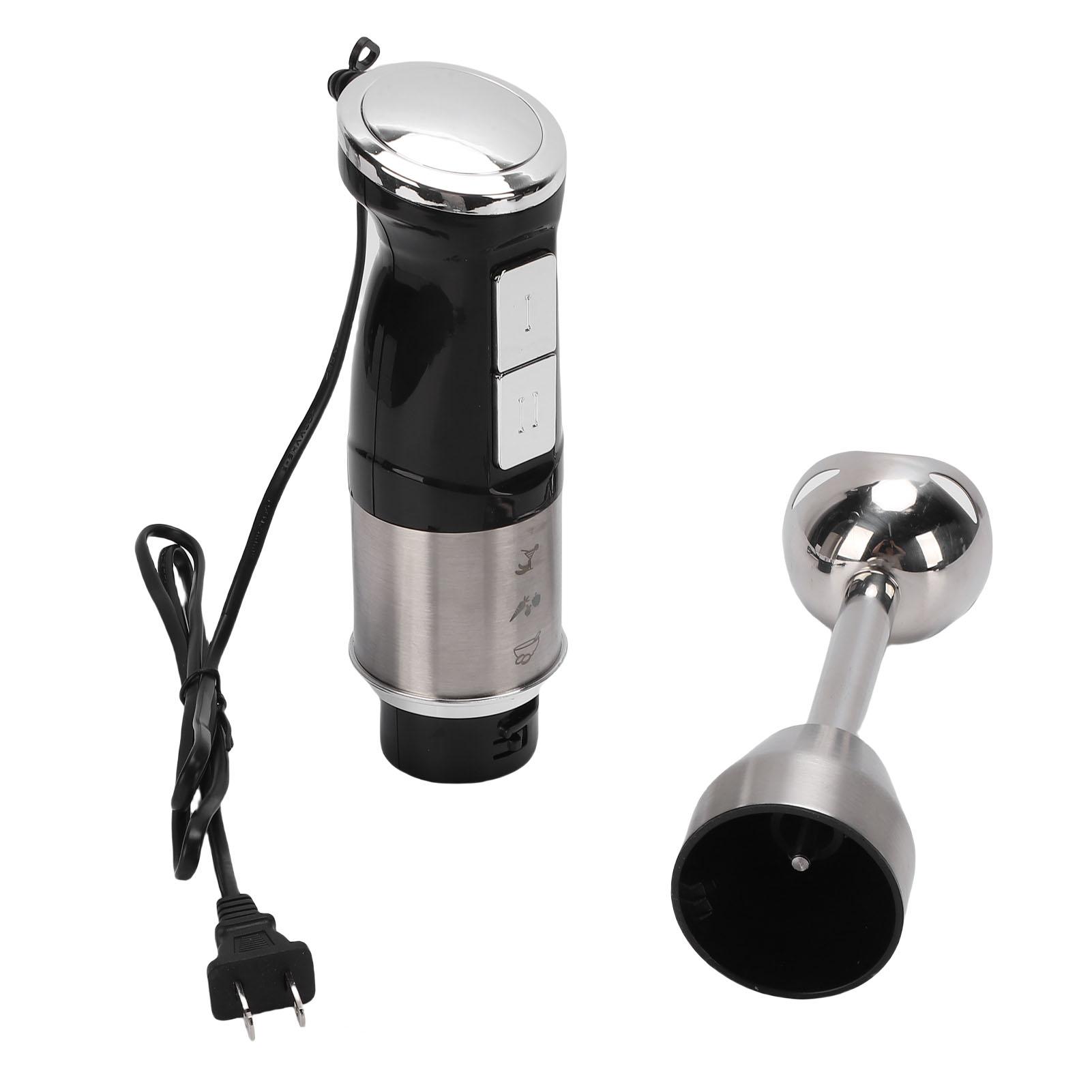 

Immersion Hand Blender 400W Electric Handheld Portable Stick Mixer for Effortless Blending Shakes Puree Round