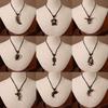 New Zealand Tribal Ethnic Style Resin Necklace Maori Fish Hook Imitation Bone Pendant Sweater Chain Scenic Travel Jewelry