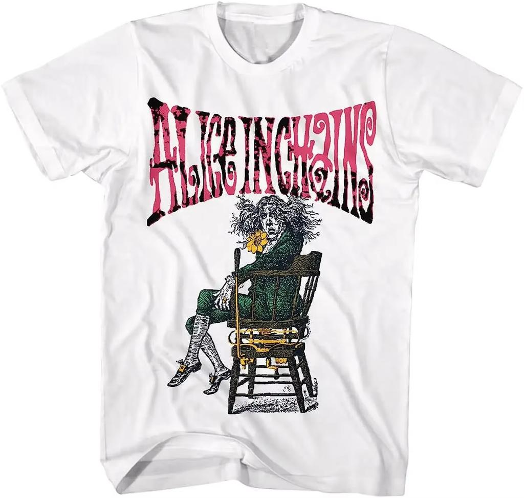 Klasyczna Muzyka lat 90. Alice in Chains Black Dirt Album T-Shirt Męski Damski Krótki Rękaw Bawełniany T-Shirt Lato Vintage Topy Odzież