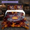 West Ham United Football 3 Piece Bedding Set Soft Duvet Cover Set with Pillowcases Printed Bedroom Decor Set for Home