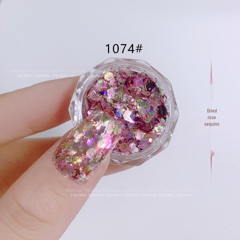 2024 Trendy Nail Art Sequins: Laser Star Moon Glitter Crushed Ice Series