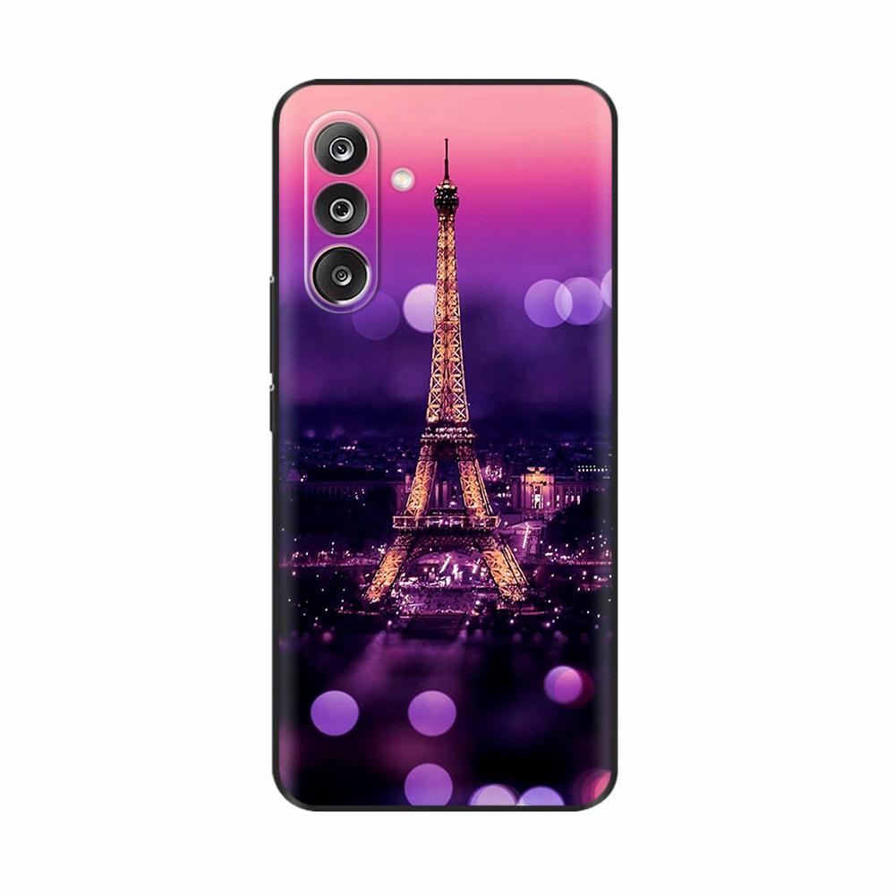 For Samsung M36 5G Case M366B Cute Flowers Cat Painted Shockproof Silicone Back Cover For Samsung Galaxy M36 M35 M34 Phone Cases