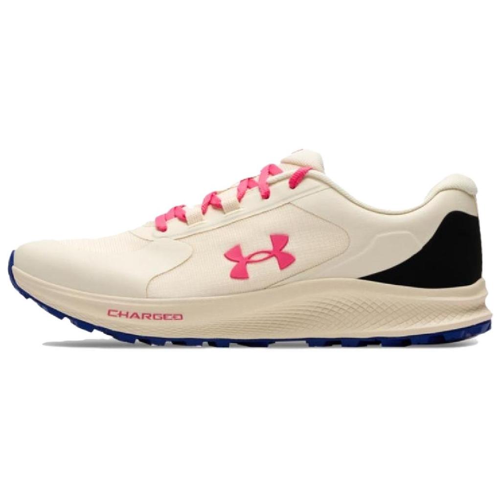 Under Armour Charged Bandit Trail 3 Fashionable Comfortable Breathable Low-Top Running Shoes Men Sneaker Butter White 6007221-142