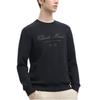 FILA Fleece Crew Neck Pullover Sweatshirt Unisex sweatshirt Black F11M348203F-BK