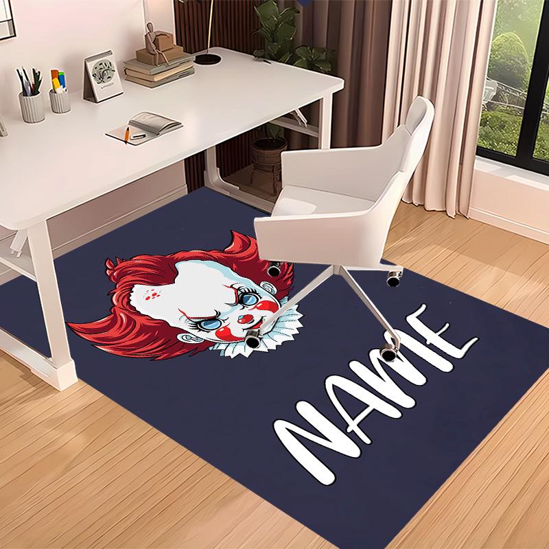 Custom personalization Pennywise the Dancing Clown Print Area Rug - Soft, Washable Non-Slip Indoor Mat,Living Room,Home&Office Decorative Rug