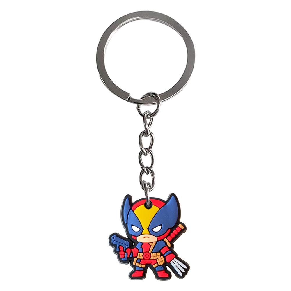 Wolverine PVC Soft Rubber Backpack Charm Keychain Pendant