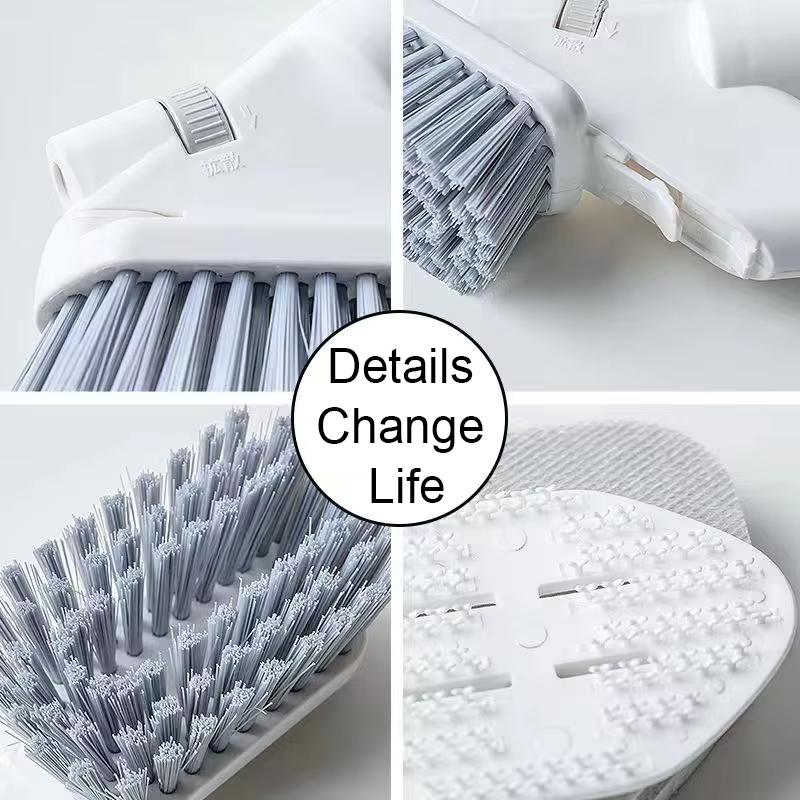 Kitchen Cleaning Brush Kit All Purpose Cleaner Auto Tires Cleaning Tools for Tile Bathroom Kitchen Plastic Scrubber Brushes