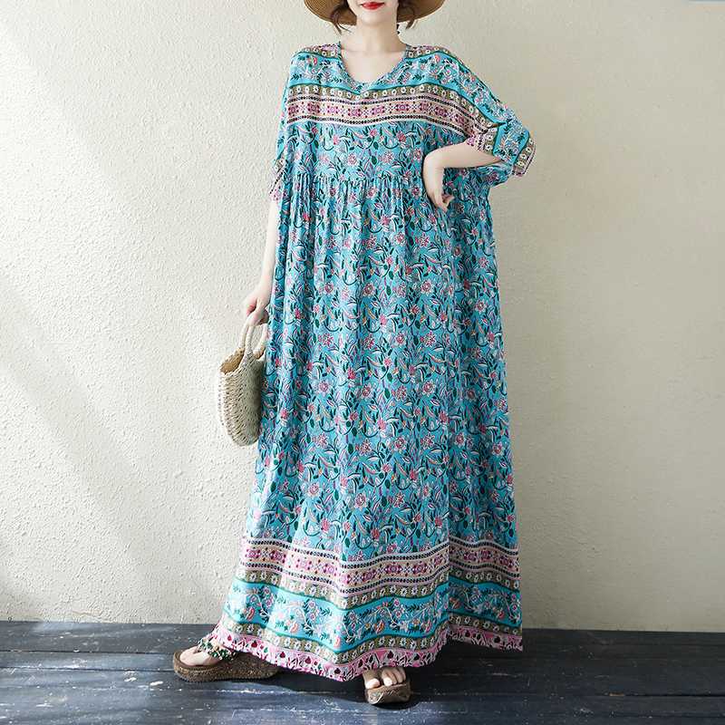 Women's Loose Bohemian Artistic Dress