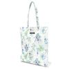 STYLE Sac Cabas Décoratif pour Grand Éco A3 Bouquet Botanique avec un mouchoir de poche Femmes, Capacité, Sous-Sac, Sac, 100% Coton, Taille, Design,