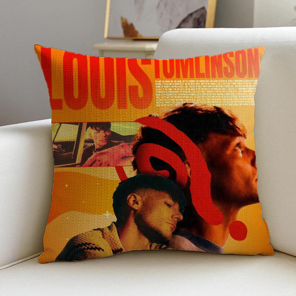 SLouis Tomlinsons Cushion Cover Natural Linen Pillowcase Set AllinOne Decor for Sofa Bedroom Chair