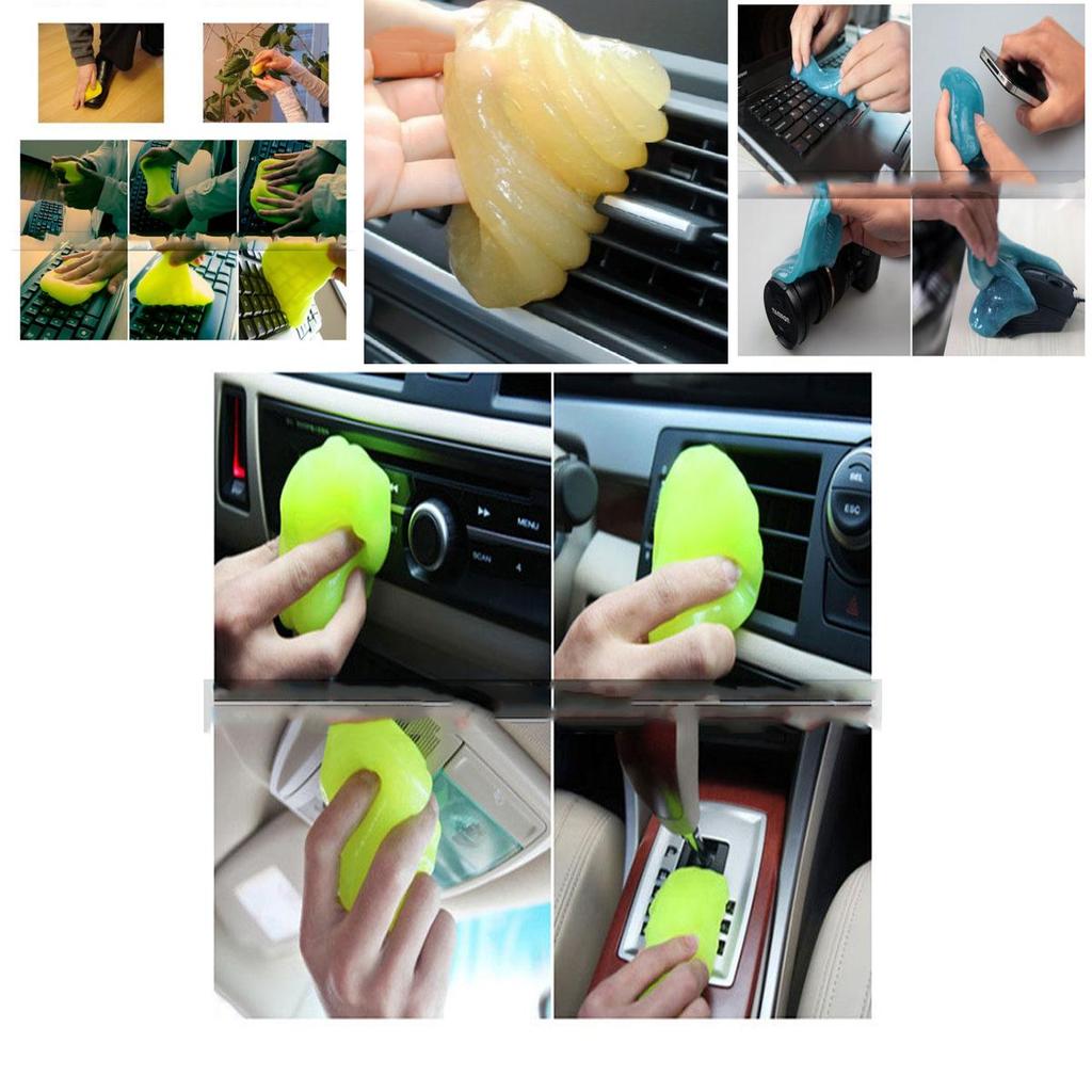 Effortless Second Generation Crystal Car Outlet Cleaning Glue With Soft And Effective Gel Material
