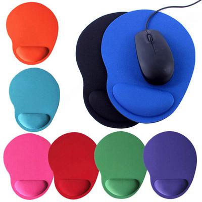 Home Office Anti-Slip Color Game Mouse Comfort Solid Pad Mat with Wrist Support