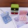 Necklace Storage Box Scratch Resistant Velvet Jewelry Box Flocking Storage Case  Ring Earrings Holder For Jewelry Travel