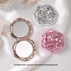 New Folding Double-Sided Rose Compact Travel Mirror