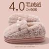 Cotton Slippers Winter 2025 New Indoor Home Platform Non-slip Cute Plush Bag and Warm Cotton Shoes
