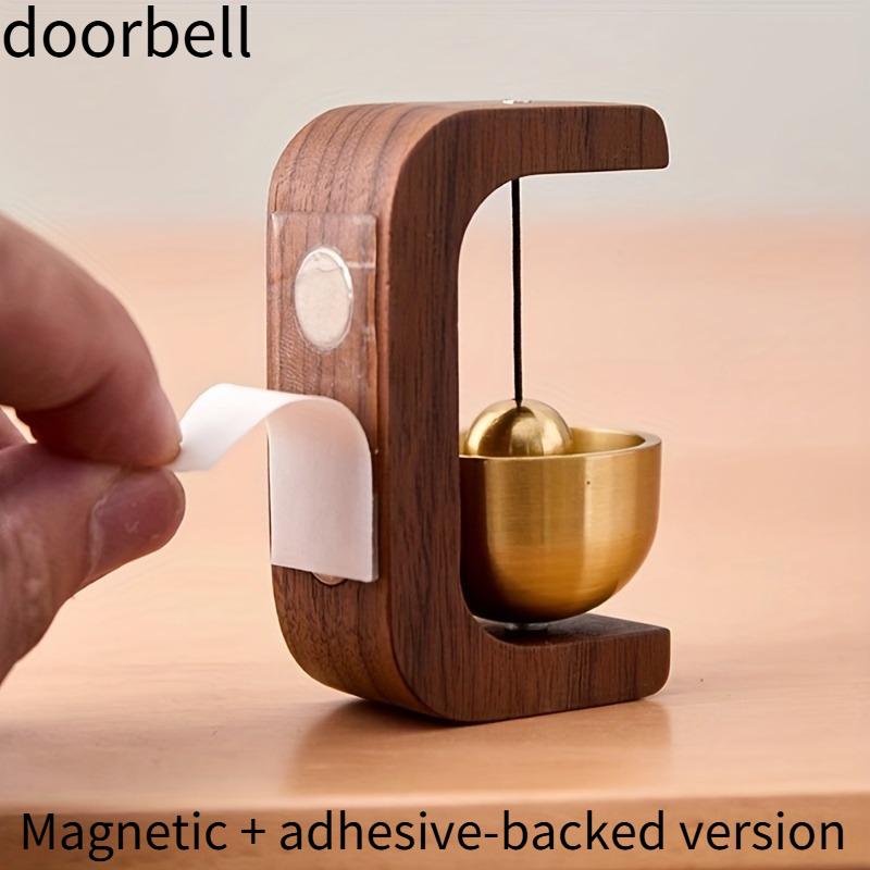 1 Stück Retro-Kupfer-Windspiel Türklingel - Wasserdichtes Metall-Windspiel mit Schlagwerk, Langlebige Innen-/Außendekoration Elegantes Retro-Glockensystem