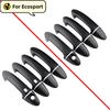 ABS Door Handle Cover Sticker Trim For Ford Ecosport 2013 2014 2015 2016 2017 2018 2019 Fiesta 2009 - 2013 Car 8pcs Accessories