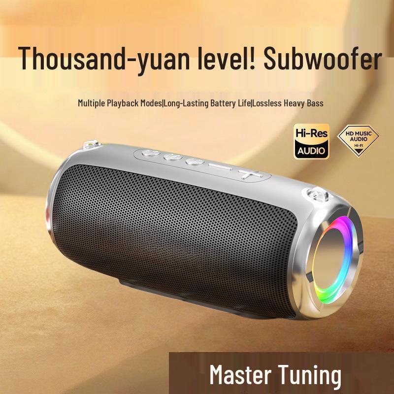 Portable T23 Smart Speaker - High Volume, Superb Bass, Outdoor-Ready with Card Slot