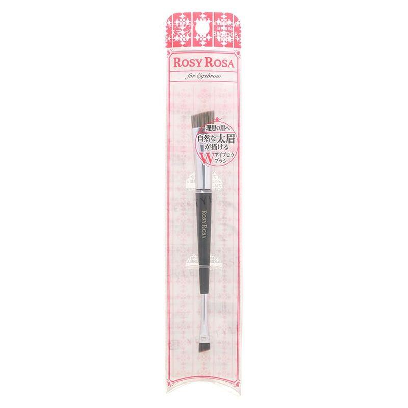 Chantilly - Rosy Rosa Double-Ended Eyebrow Brush