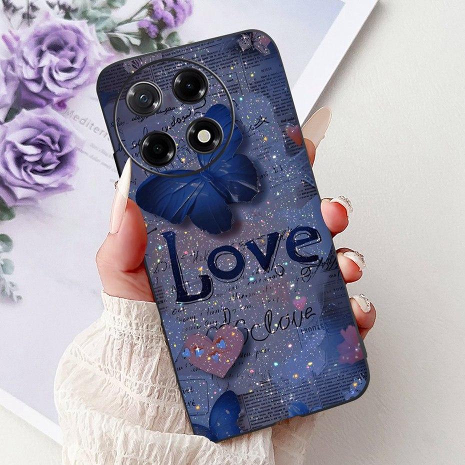 New Design Phone Case For Tecno Camon 30S Pro Camon30S CLA5 CLA6 Black Silicon Soft TPU Back Cover For Camon 30S 30SPro 4G