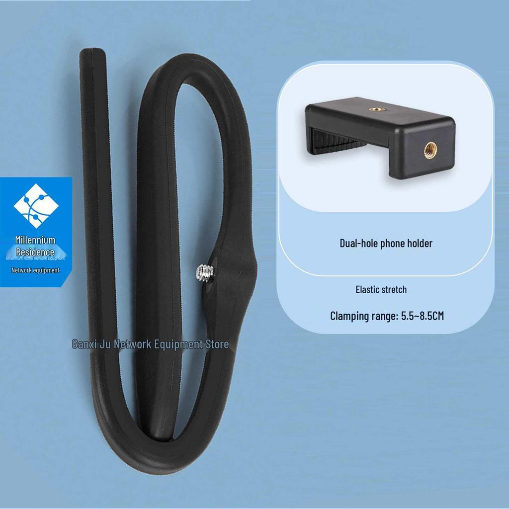 Treadmill Tablet & Phone Holder: Multifunctional Adjustable Gym & Yoga Support Stand