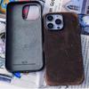 Magnetic Wireless Charging Crazy Horse Leather Case for IPhone 16 Pro Max 17 15 Pro 14 All-inclusive Protection Matte Phone Case