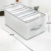 Zhaiwanjia Foldable Divided Storage Box with Handles